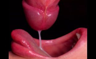 Close up : Awesome SUCKING Mouth - ASMR Blowjob